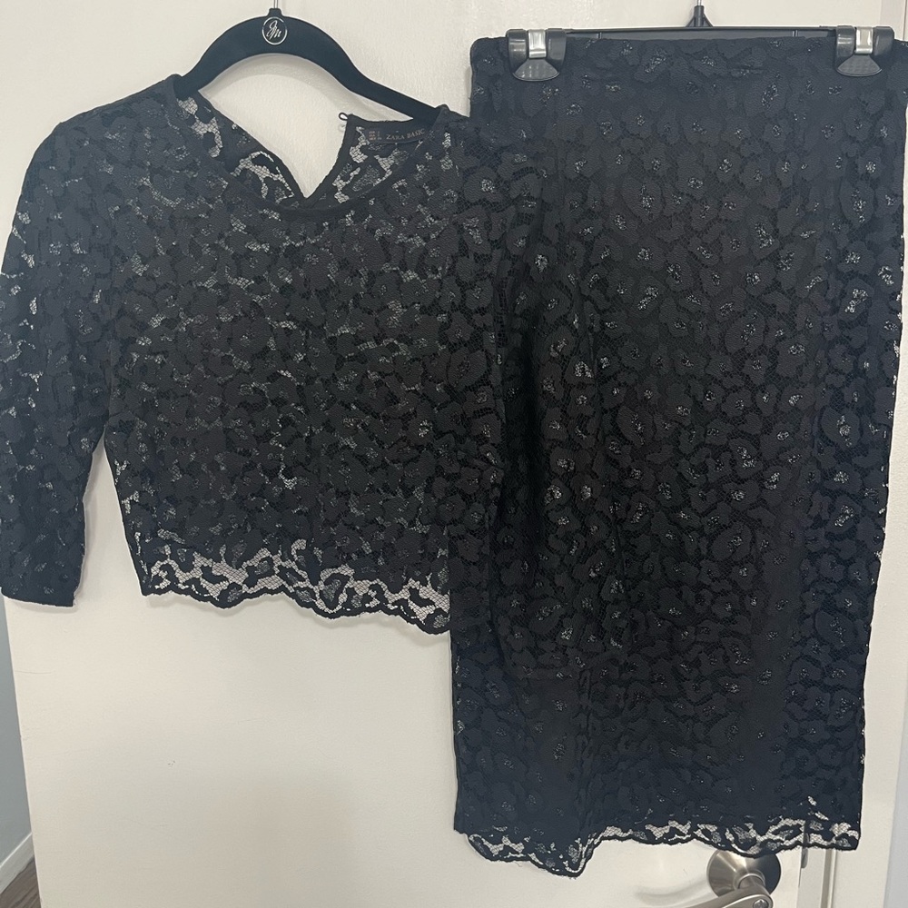 Zara lace 2 piece set